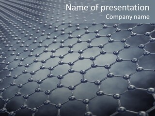 Structure Nanotechnology Sheet PowerPoint Template