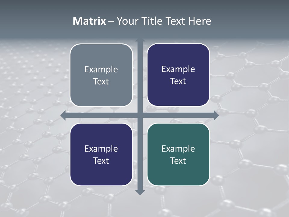 Structure Nanotechnology Sheet PowerPoint Template