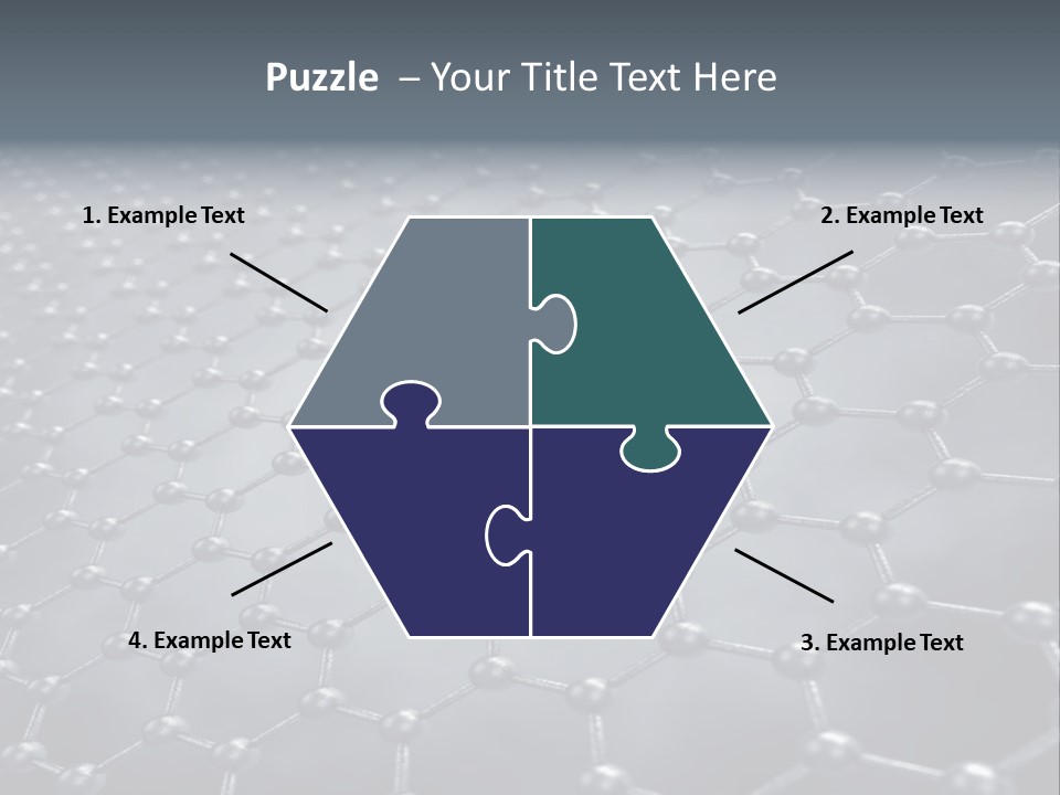Structure Nanotechnology Sheet PowerPoint Template