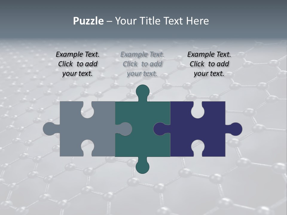 Structure Nanotechnology Sheet PowerPoint Template