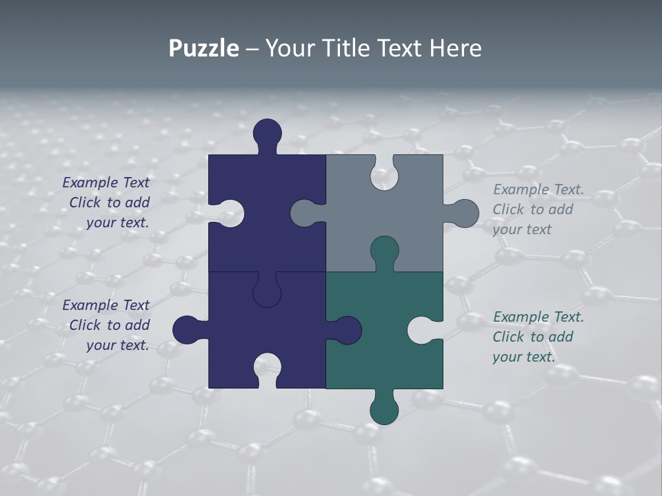 Structure Nanotechnology Sheet PowerPoint Template