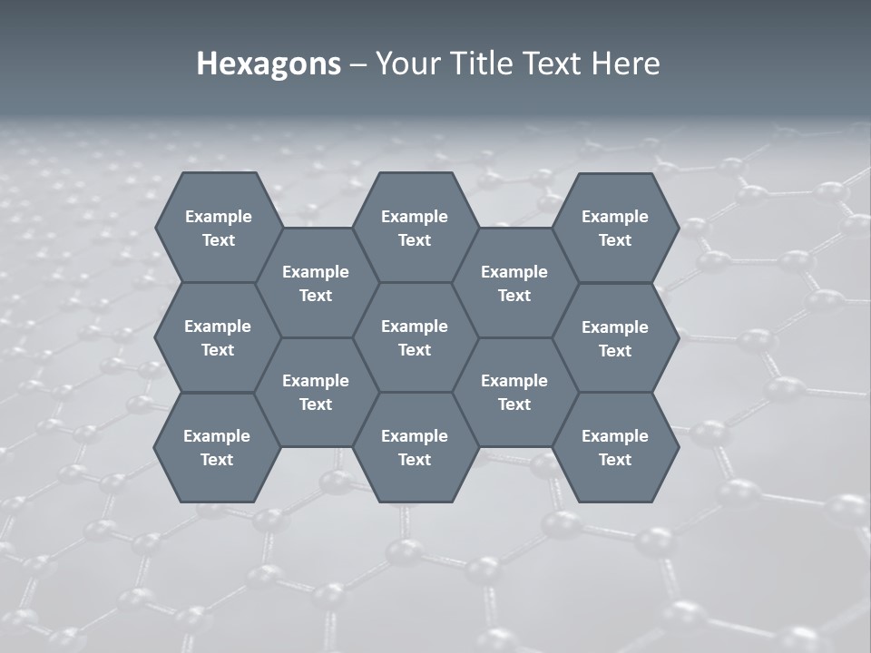 Structure Nanotechnology Sheet PowerPoint Template