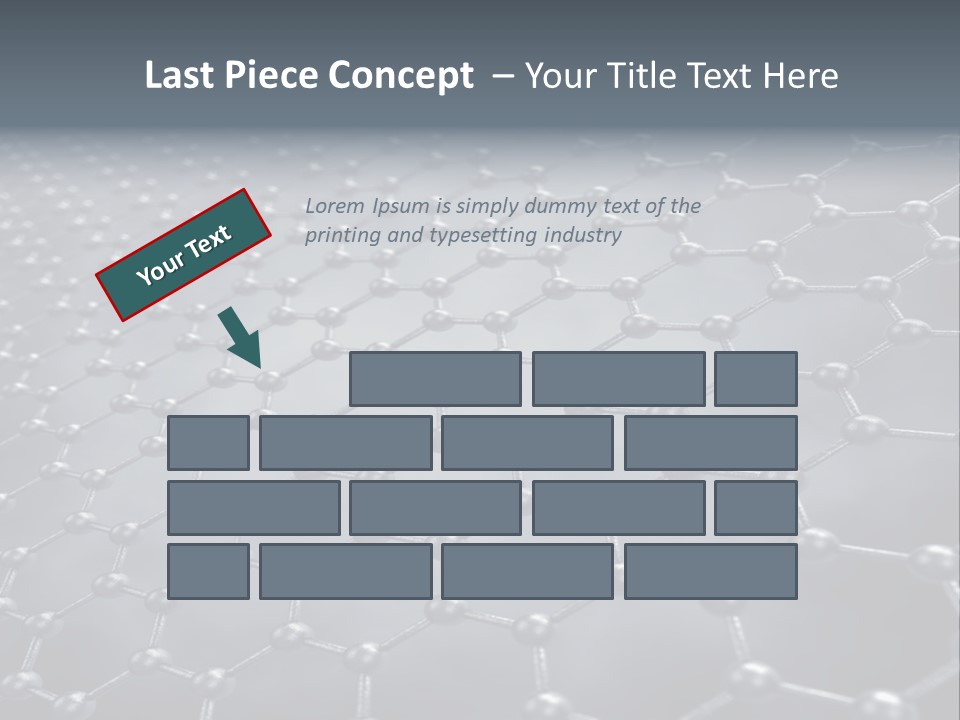 Structure Nanotechnology Sheet PowerPoint Template