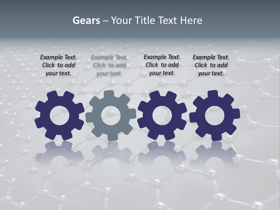 Structure Nanotechnology Sheet PowerPoint Template