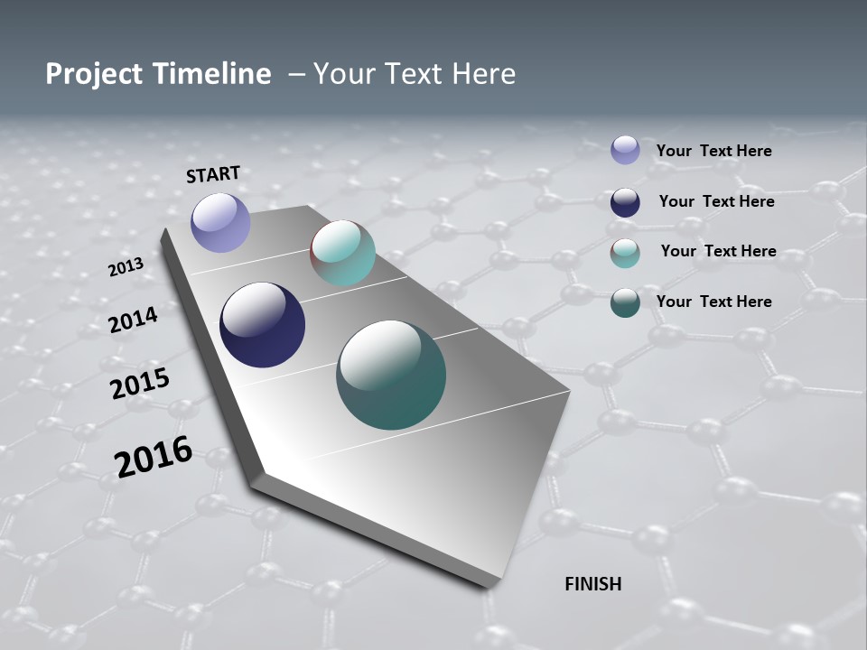 Structure Nanotechnology Sheet PowerPoint Template