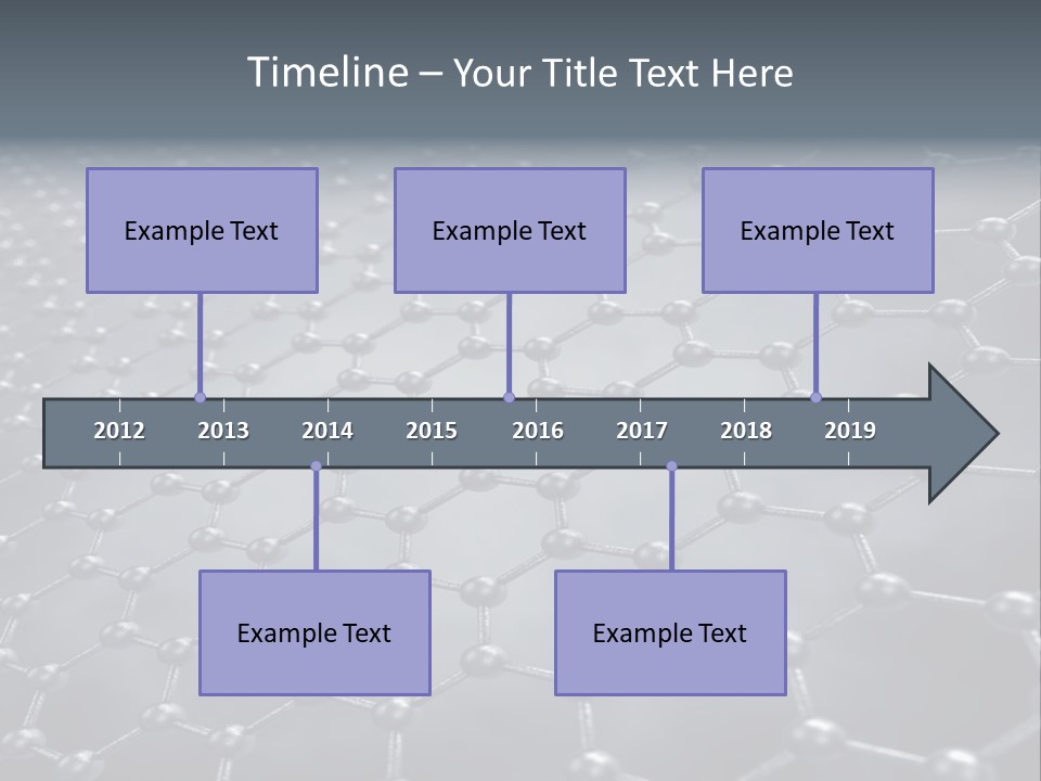 Structure Nanotechnology Sheet PowerPoint Template