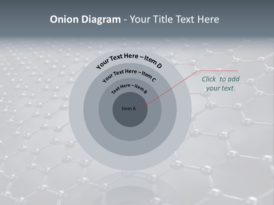 Structure Nanotechnology Sheet PowerPoint Template