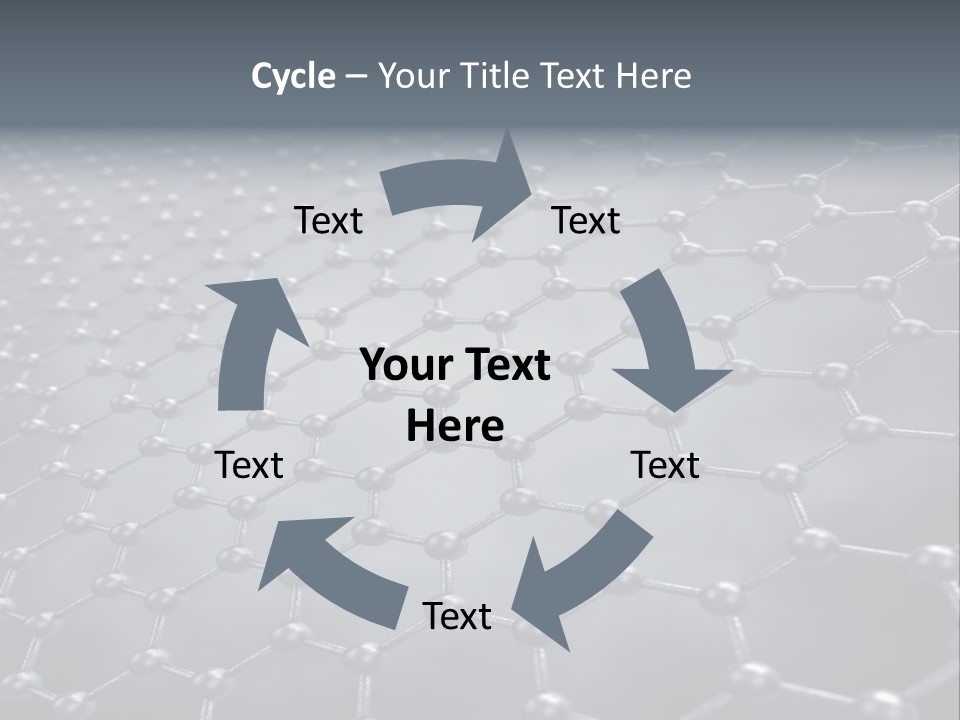 Structure Nanotechnology Sheet PowerPoint Template