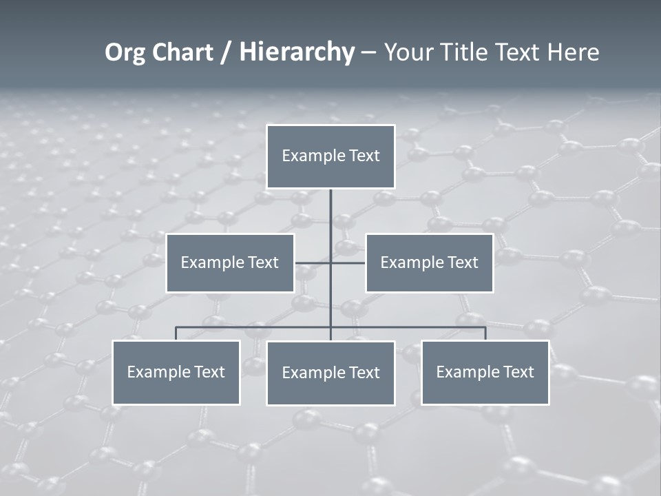 Structure Nanotechnology Sheet PowerPoint Template