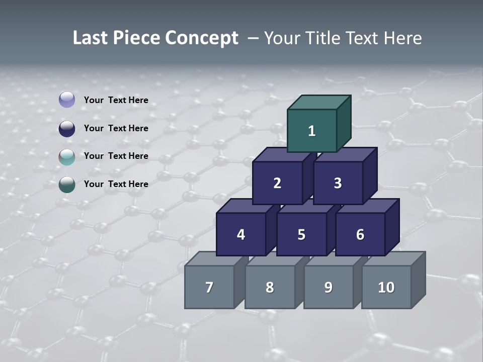 Structure Nanotechnology Sheet PowerPoint Template