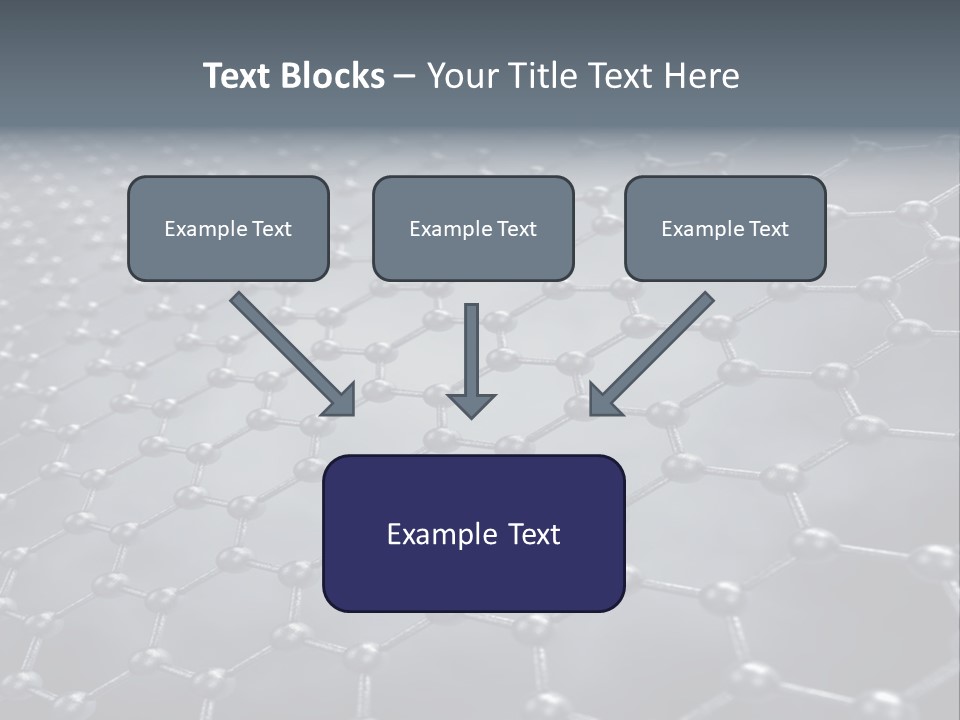 Structure Nanotechnology Sheet PowerPoint Template