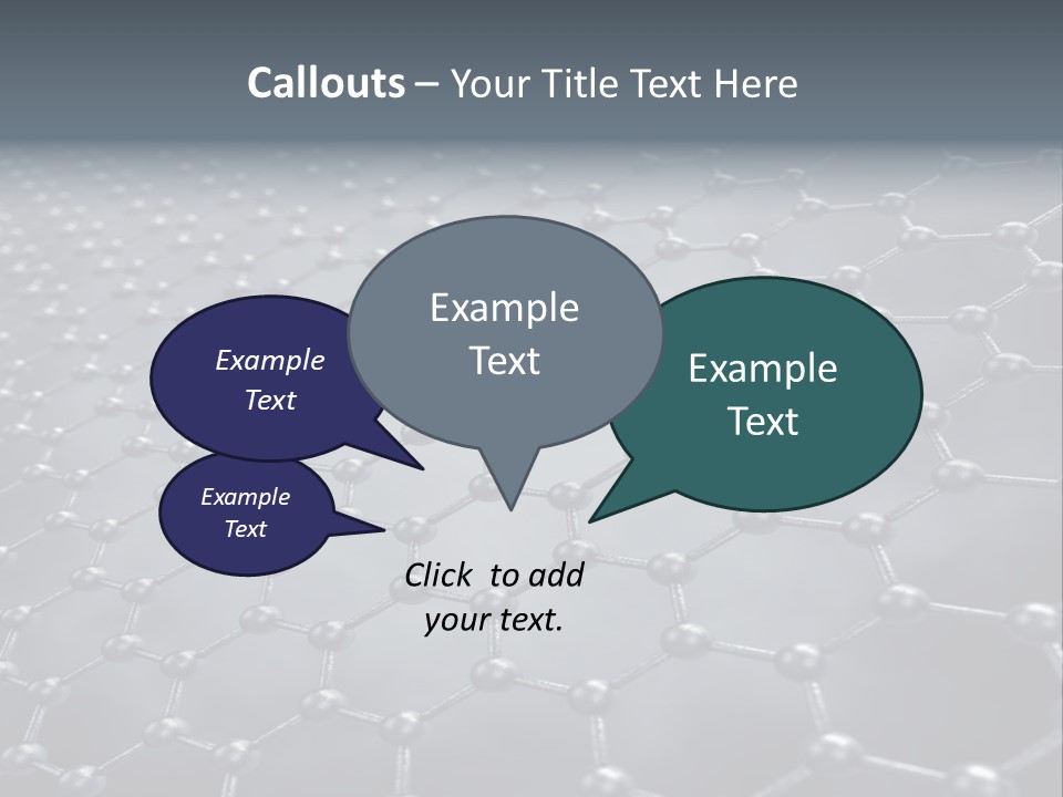 Structure Nanotechnology Sheet PowerPoint Template