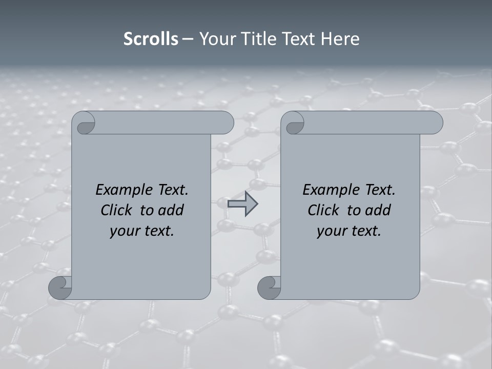 Structure Nanotechnology Sheet PowerPoint Template