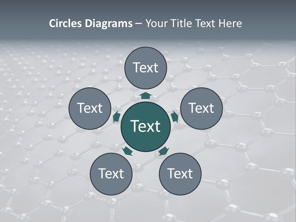 Structure Nanotechnology Sheet PowerPoint Template
