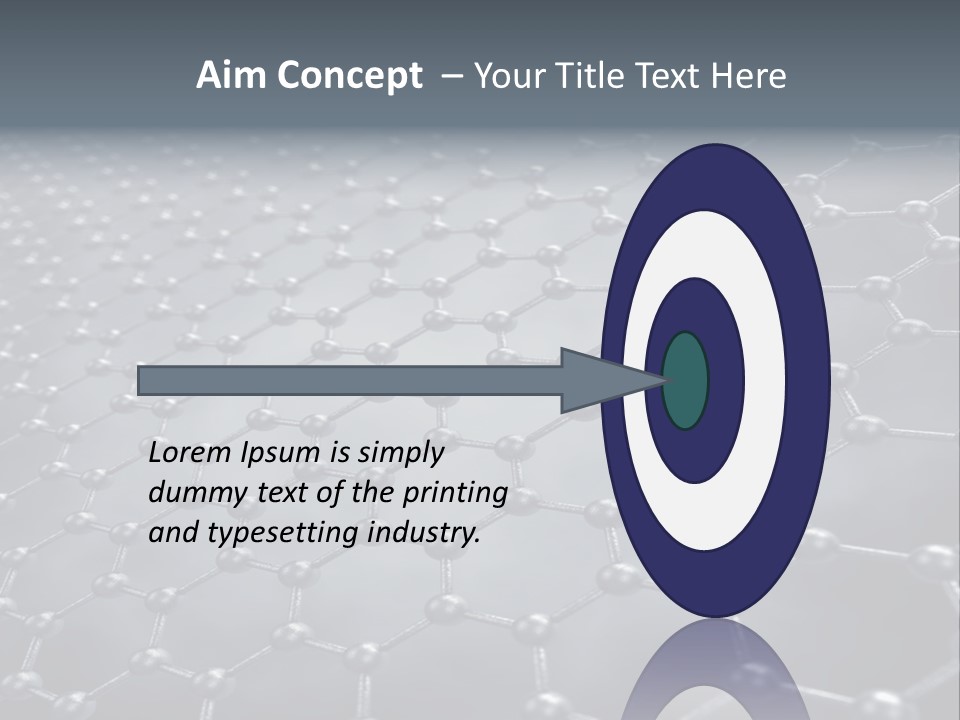Structure Nanotechnology Sheet PowerPoint Template
