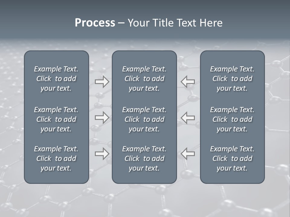 Structure Nanotechnology Sheet PowerPoint Template