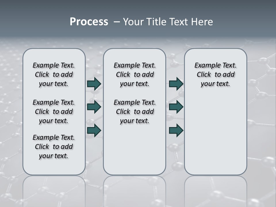 Structure Nanotechnology Sheet PowerPoint Template