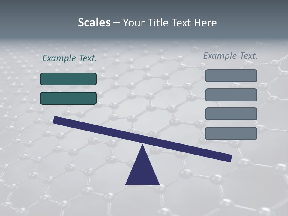 Structure Nanotechnology Sheet PowerPoint Template