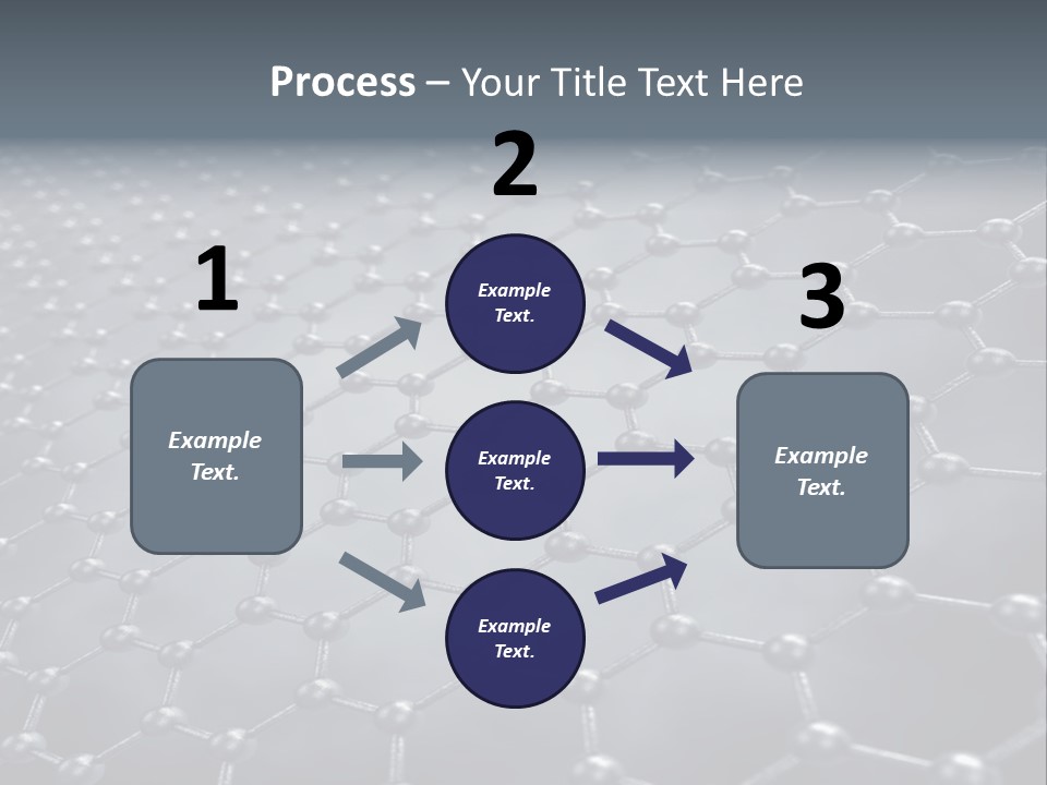 Structure Nanotechnology Sheet PowerPoint Template