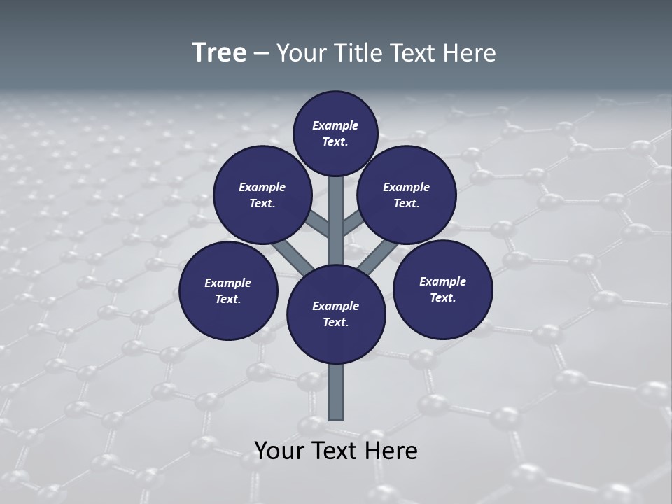 Structure Nanotechnology Sheet PowerPoint Template