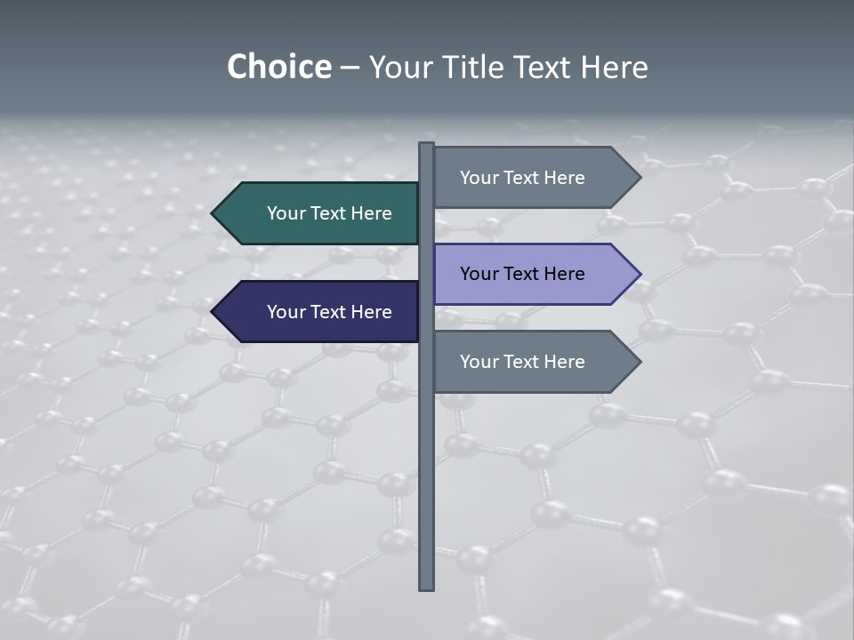 Structure Nanotechnology Sheet PowerPoint Template