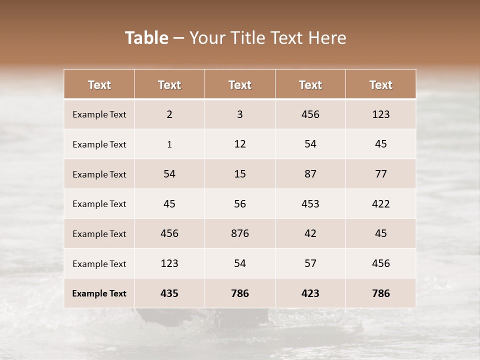 North America Salmon Usa PowerPoint Template