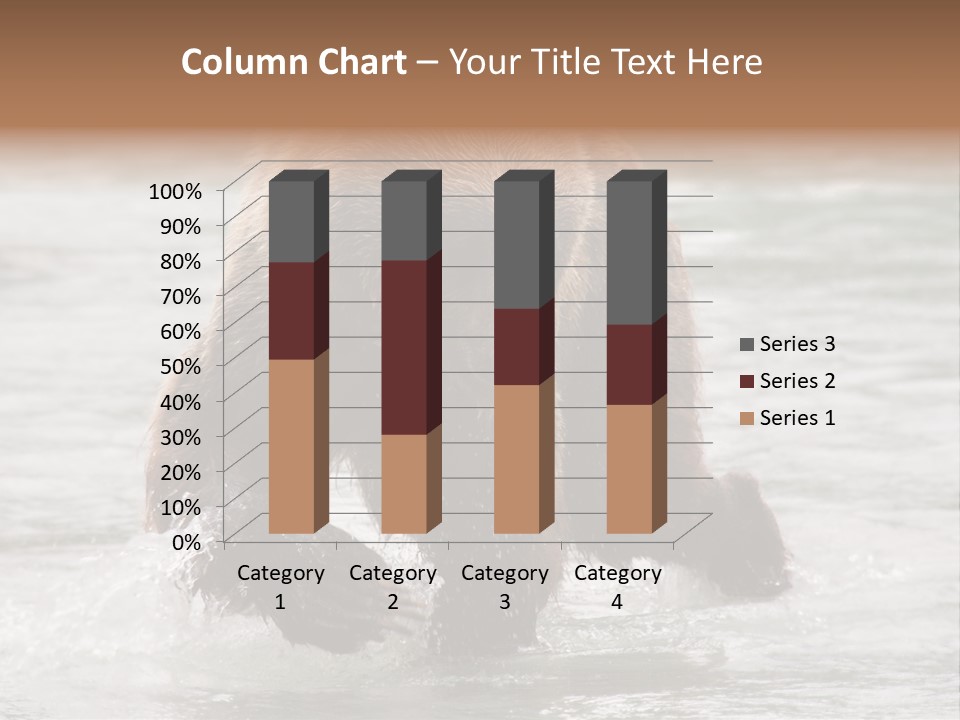 North America Salmon Usa PowerPoint Template