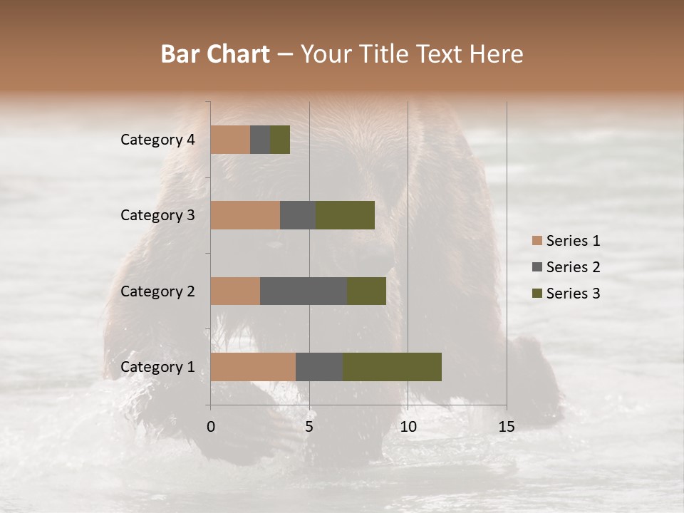 North America Salmon Usa PowerPoint Template