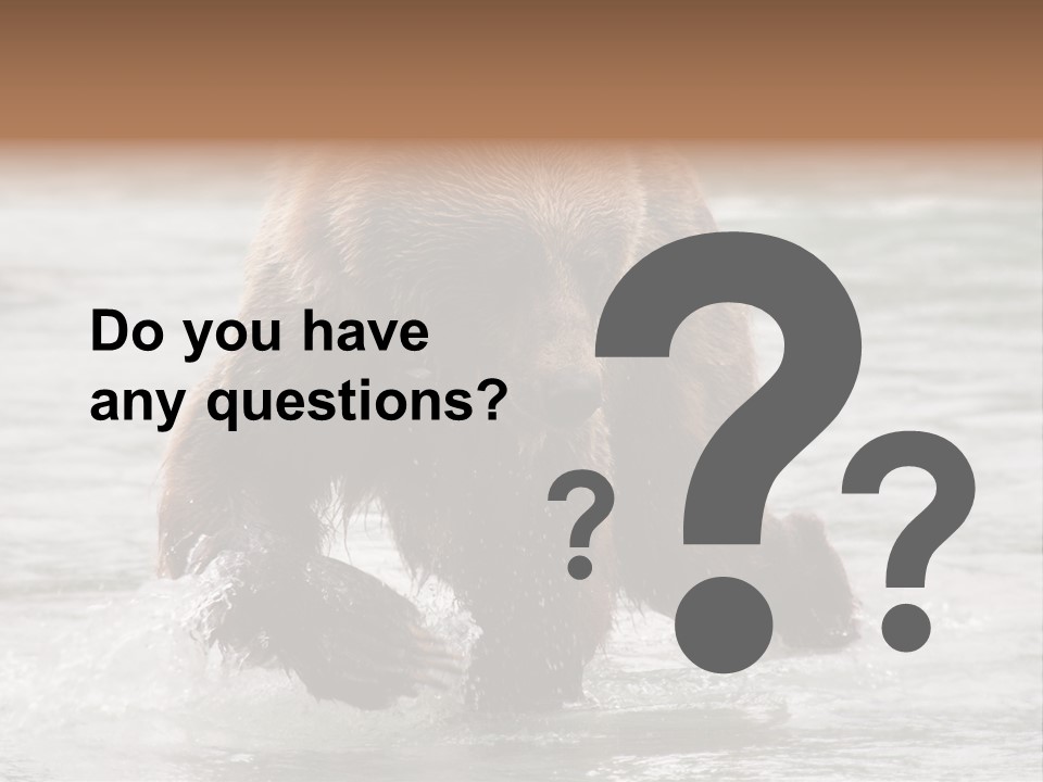 North America Salmon Usa PowerPoint Template