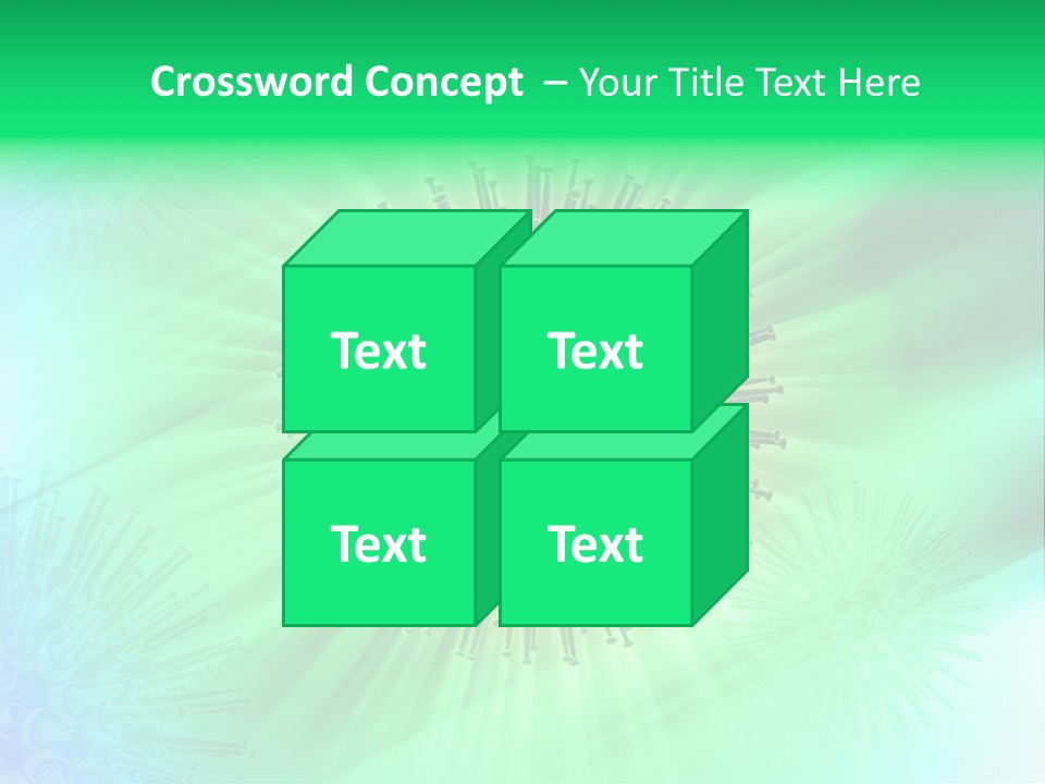 Germs Red Microscope PowerPoint Template