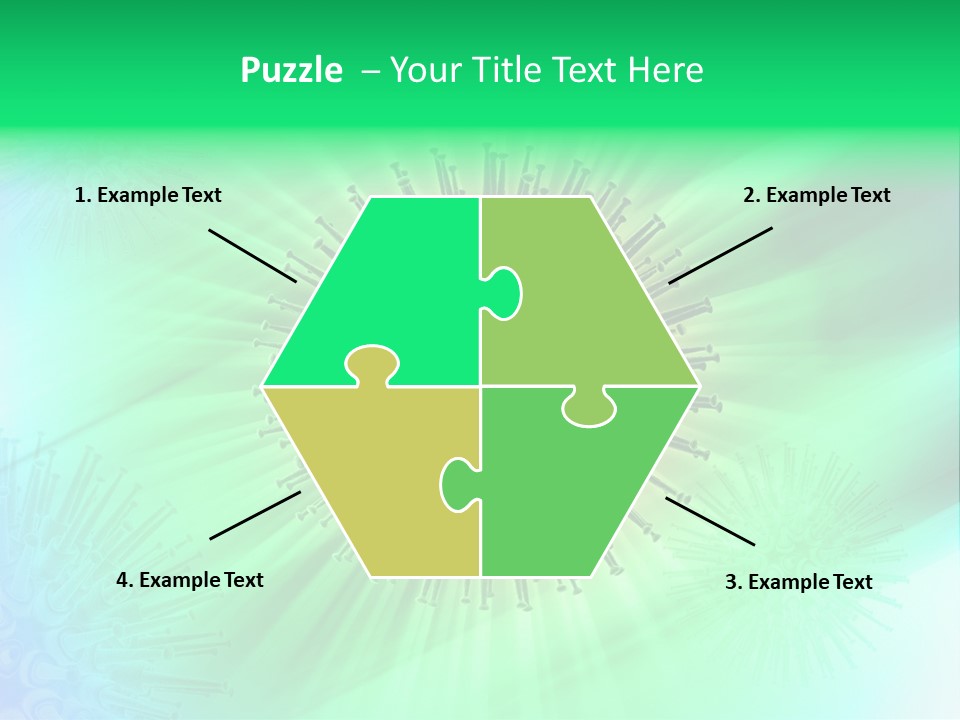 Germs Red Microscope PowerPoint Template