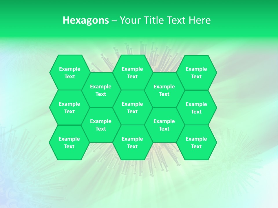 Germs Red Microscope PowerPoint Template