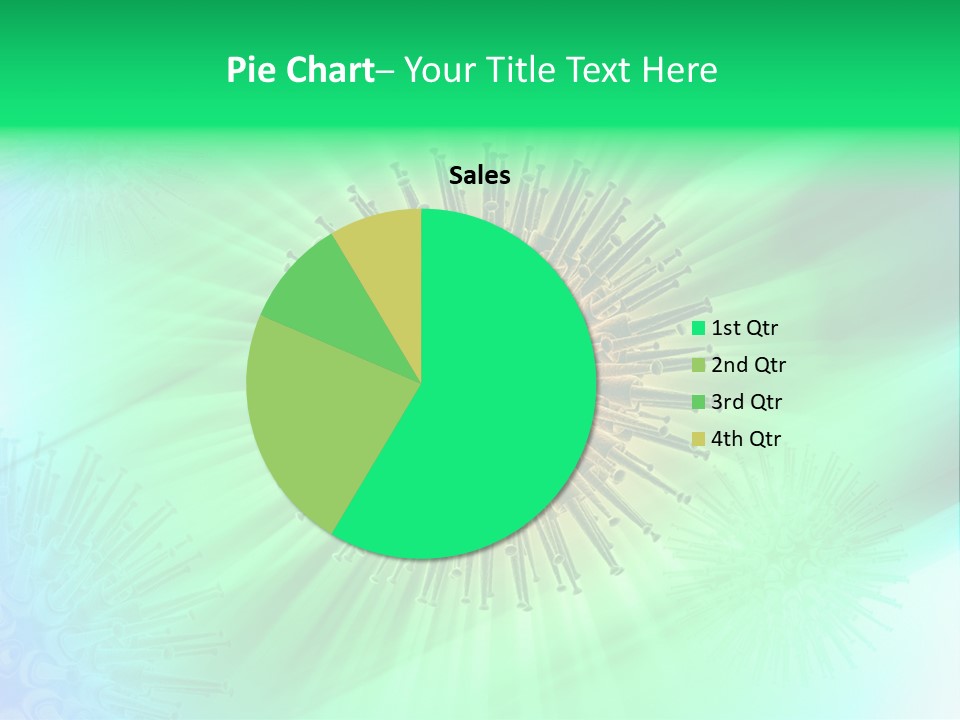 Germs Red Microscope PowerPoint Template