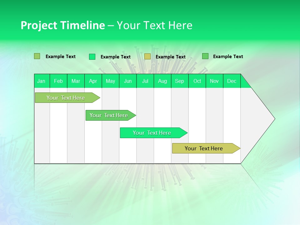 Germs Red Microscope PowerPoint Template