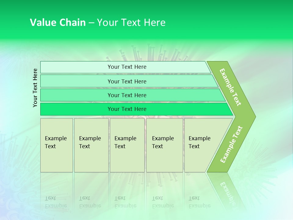 Germs Red Microscope PowerPoint Template