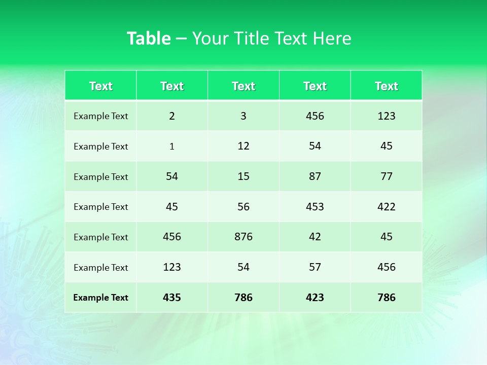 Germs Red Microscope PowerPoint Template