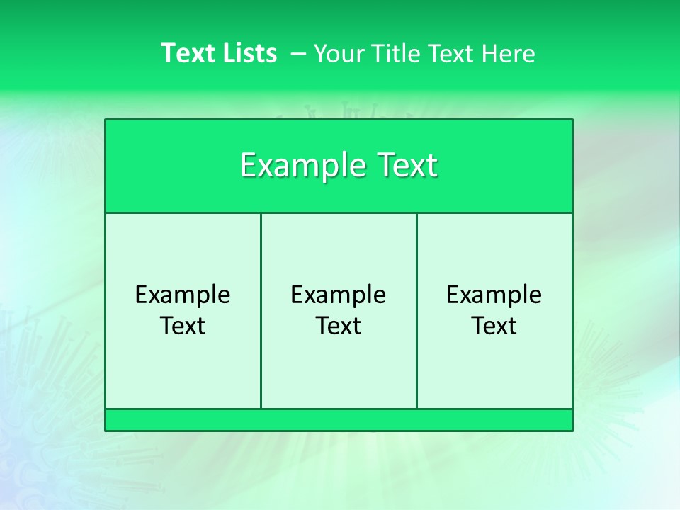 Germs Red Microscope PowerPoint Template