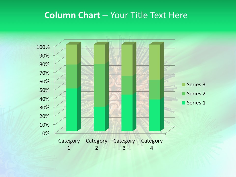 Germs Red Microscope PowerPoint Template