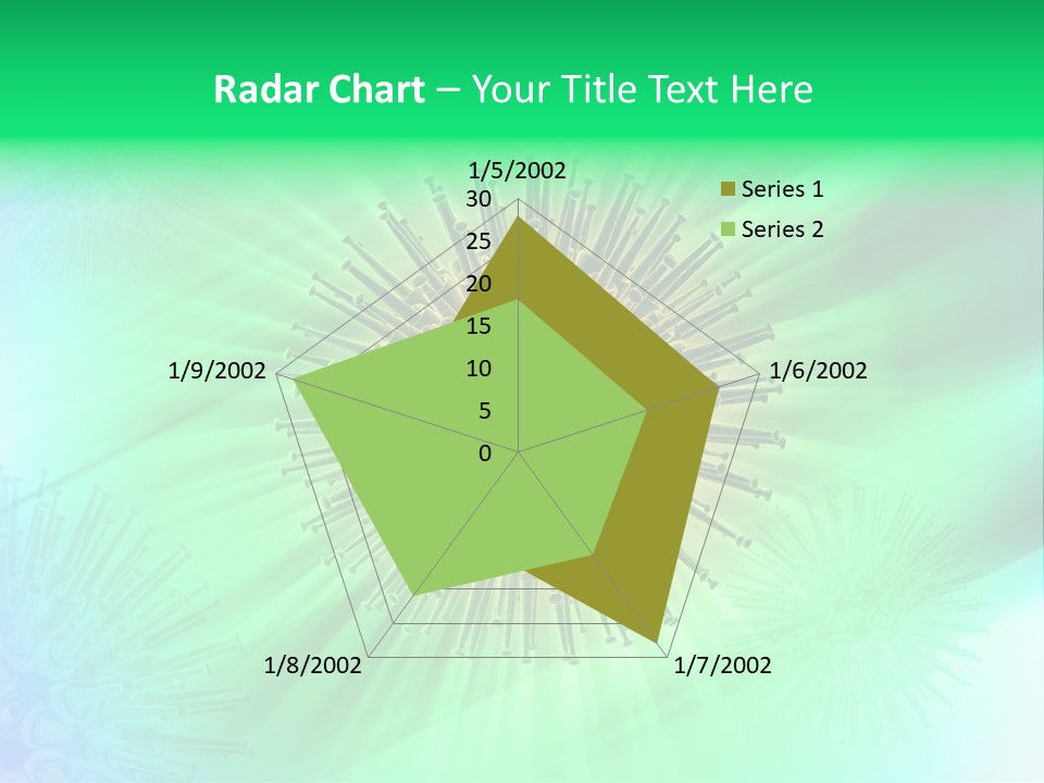 Germs Red Microscope PowerPoint Template