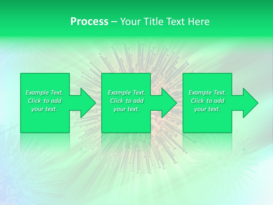 Germs Red Microscope PowerPoint Template