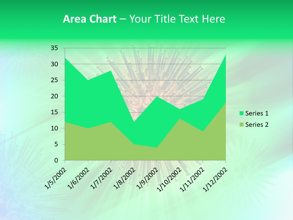 Germs Red Microscope PowerPoint Template