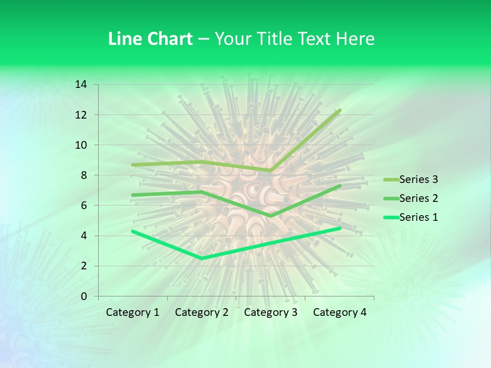 Germs Red Microscope PowerPoint Template