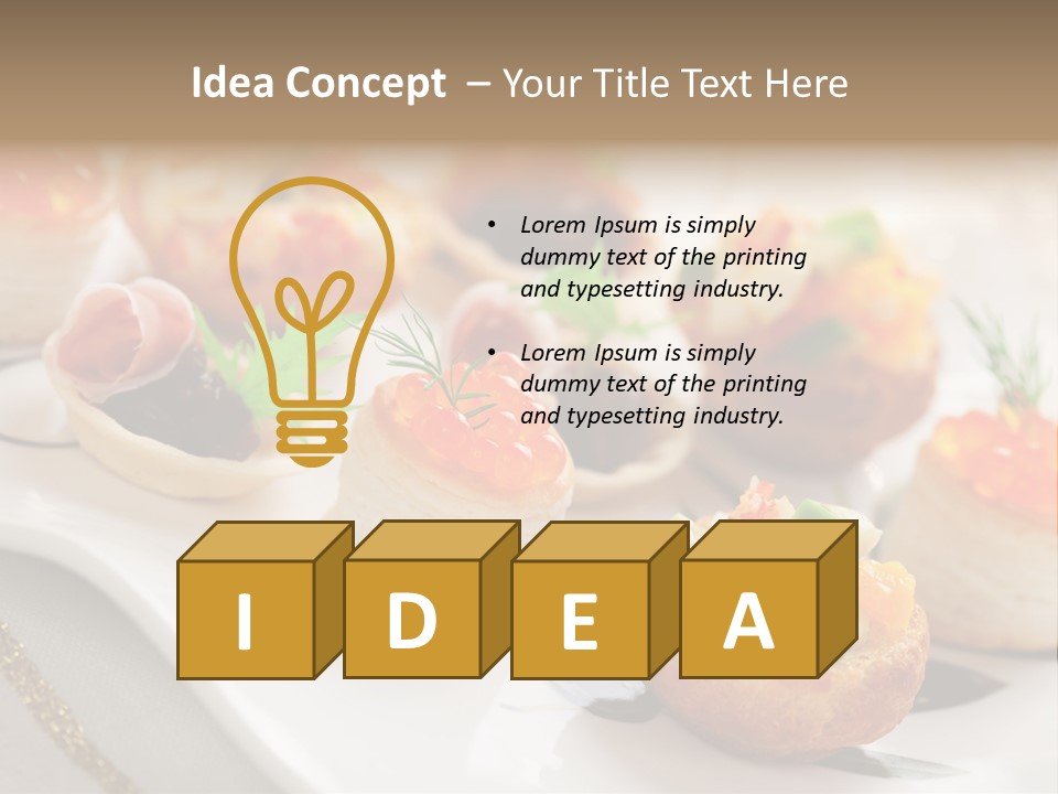 Fish Cuisine Chutney PowerPoint Template