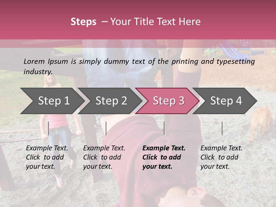 Class Down Kid PowerPoint Template