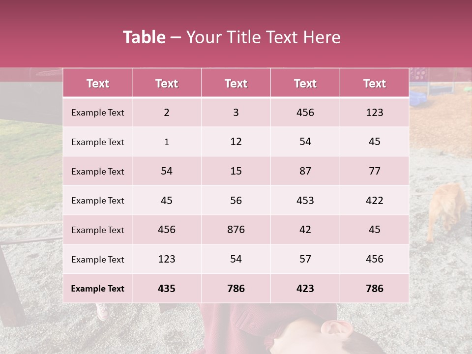 Class Down Kid PowerPoint Template