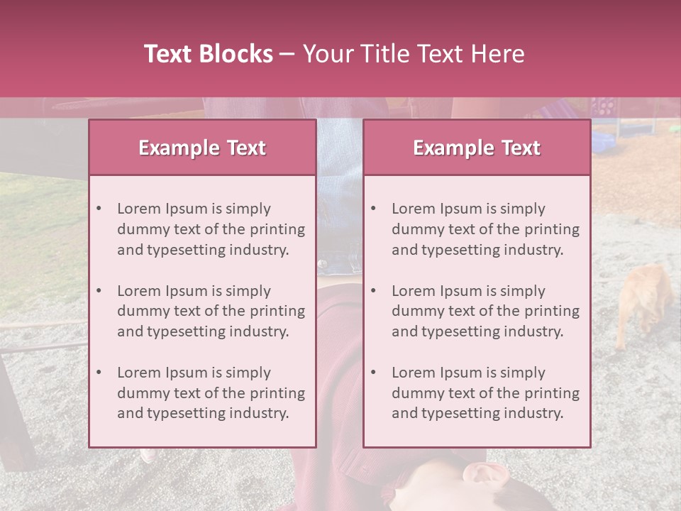 Class Down Kid PowerPoint Template