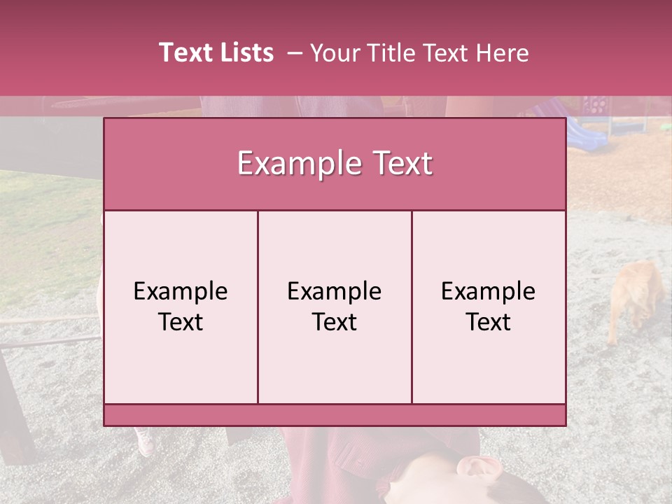 Class Down Kid PowerPoint Template