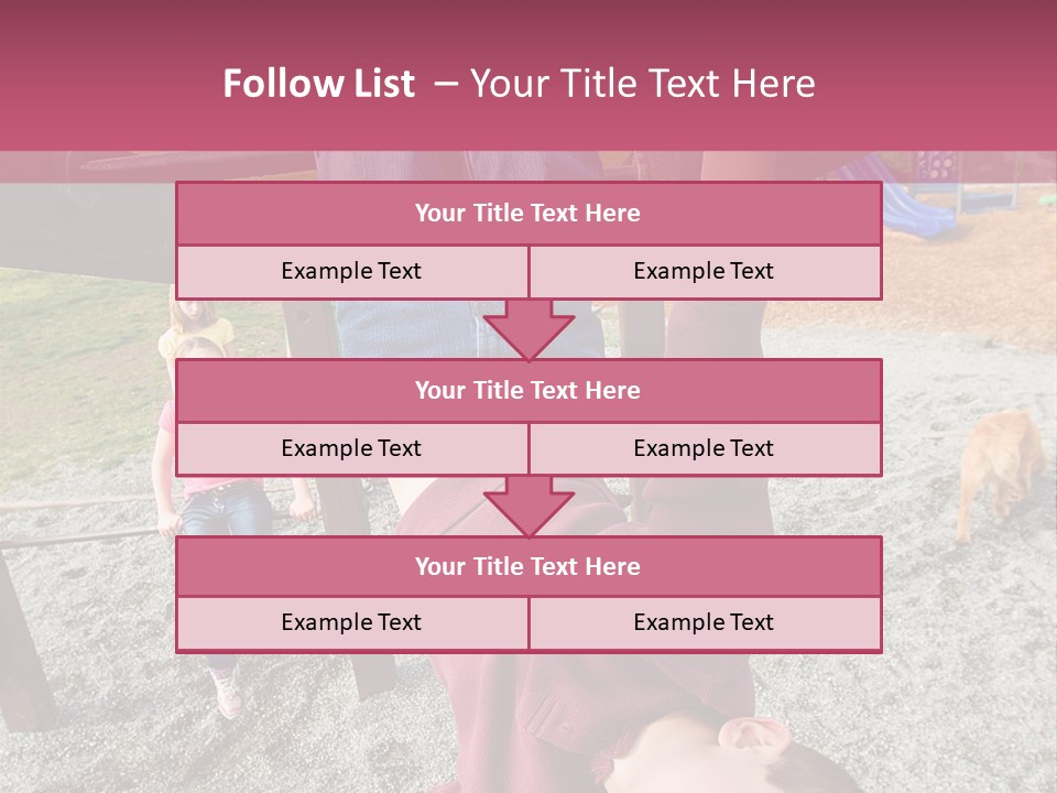 Class Down Kid PowerPoint Template
