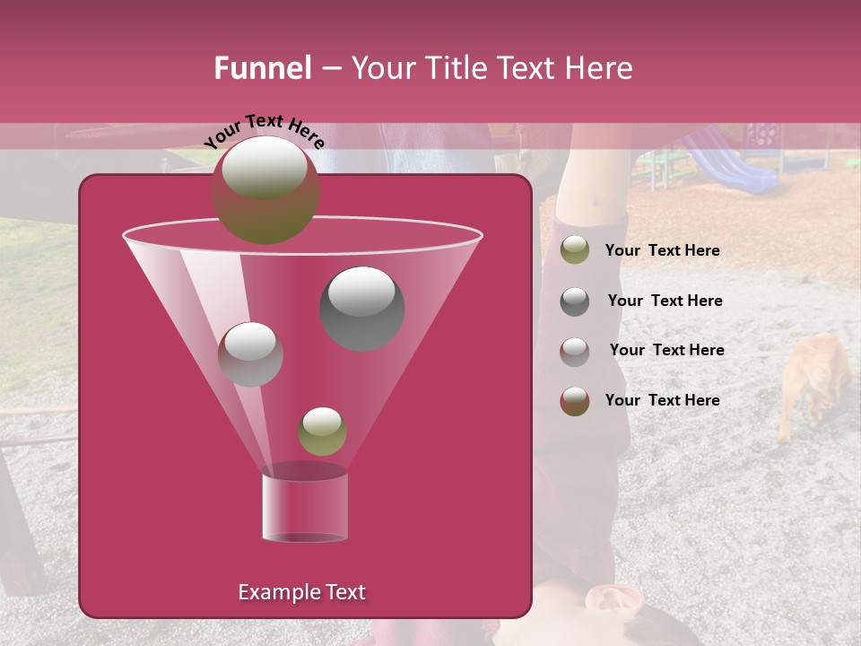 Class Down Kid PowerPoint Template