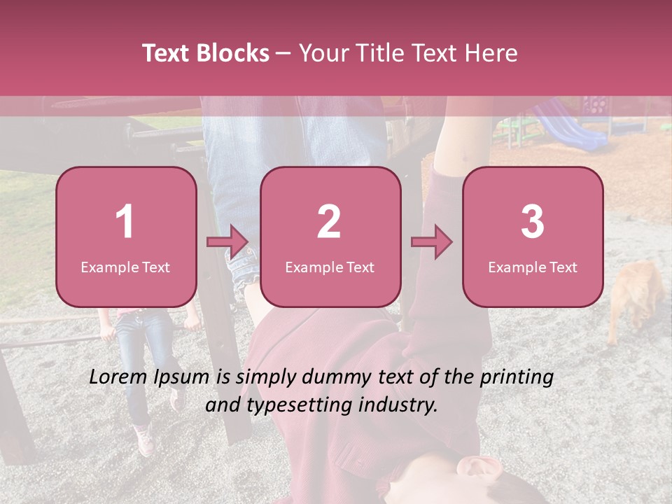 Class Down Kid PowerPoint Template